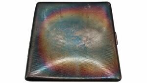 Vintage Aristocrat EPNS Cigarette Case England Art Deco D Monogram